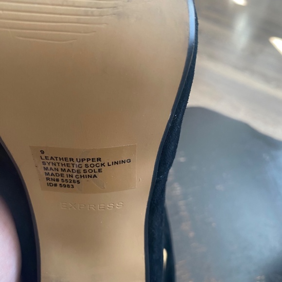 Express Genuine Suede Platform Buckle Boots - Picture 11 of 14